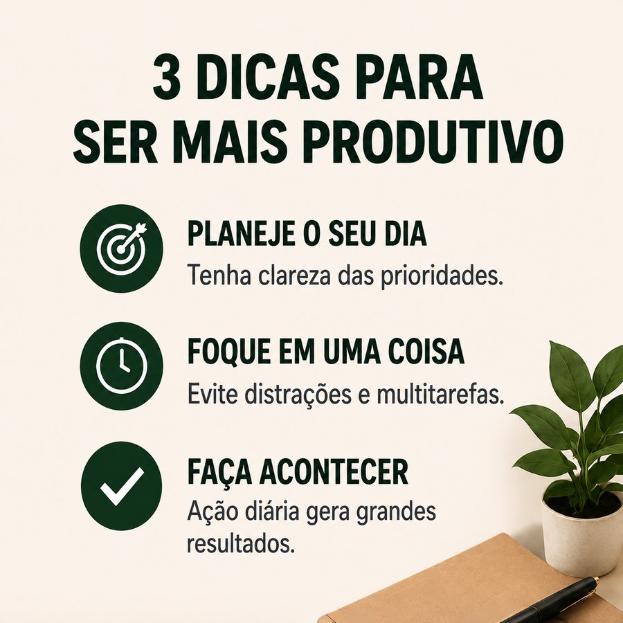 3 Dicas